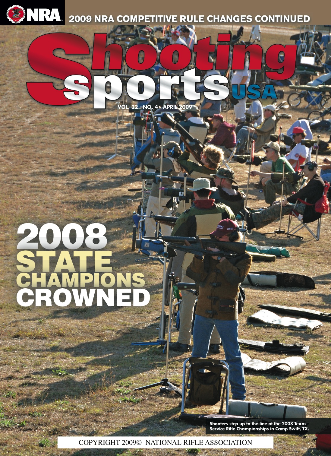 NRA Shooting Sports Magazine March 2009 Cover
