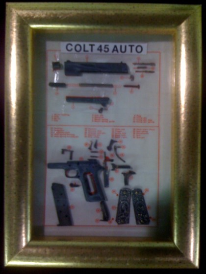 .45 Colt Miniature Part Breakdown