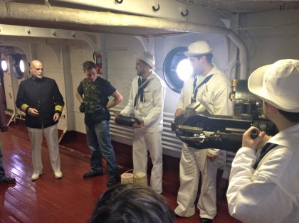 USS Olympia, Gunnery Demonstration