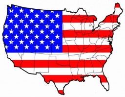 US Map Flag