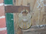 Old Brass Lock