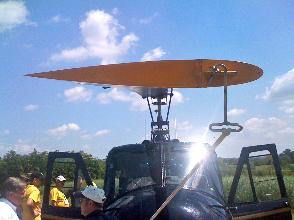 Profile of the rotor blade airfoil for the UH-1 Huey