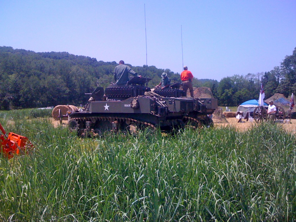 M3 Stuart Tank, side profile