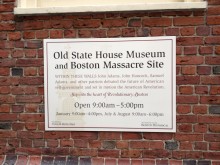 Old State House Plaque