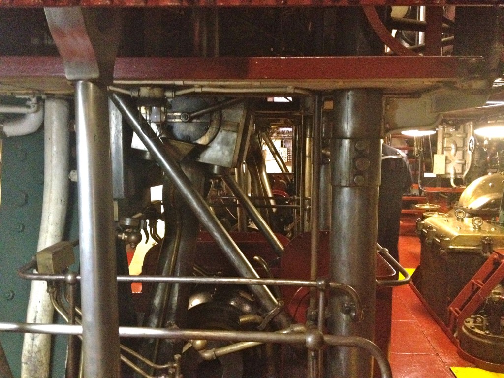 USS Olympia, Engine Room, Cranks and Cams