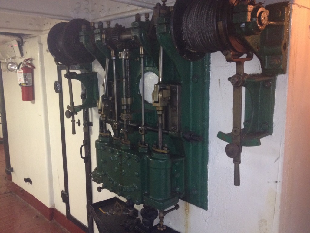Ash Bucket Steam Engine, USS Olympia