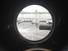 Out the Portal in the Captain's Quarters, USS Olympia