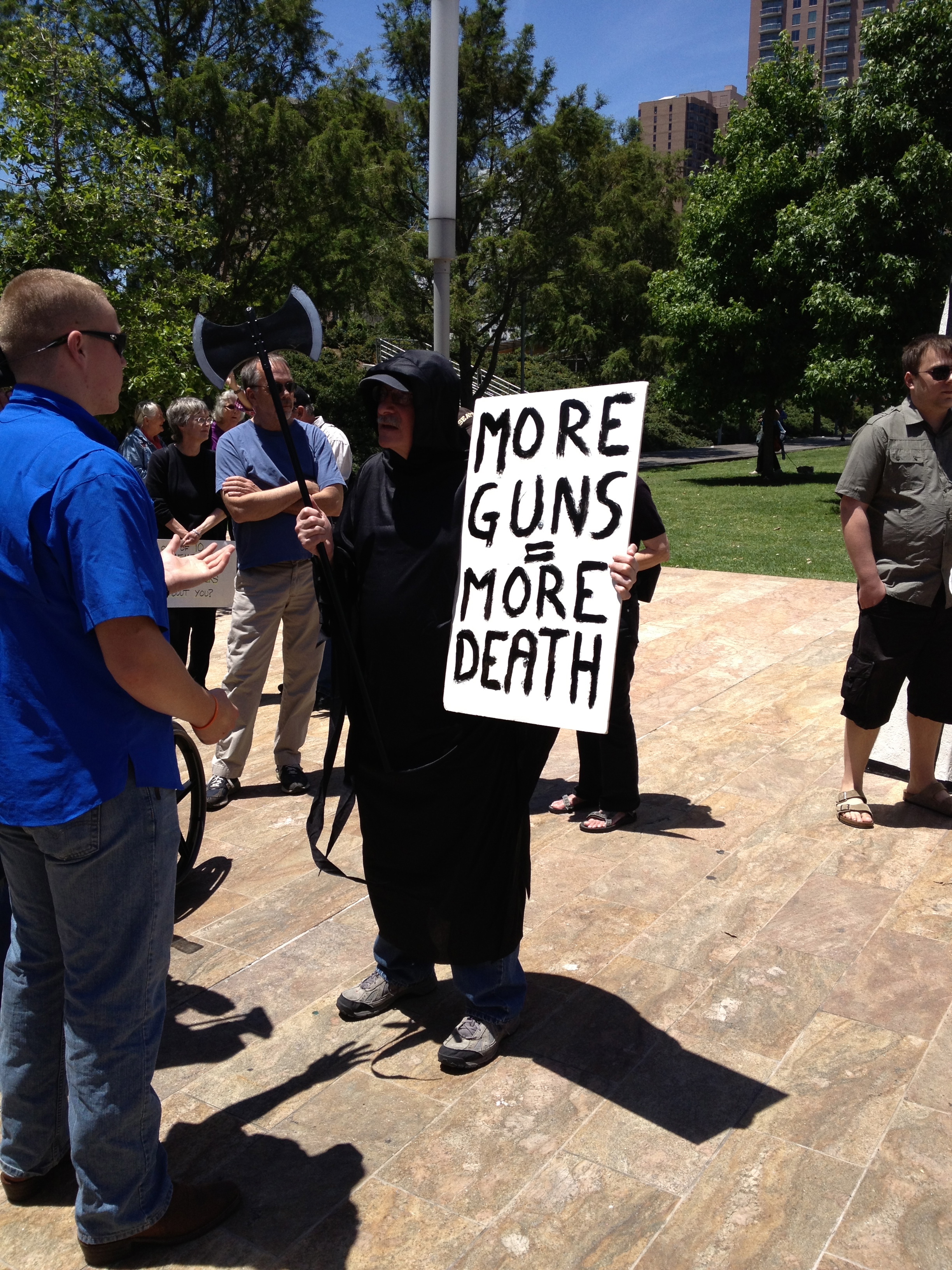 Guns Kill Sign Appears Locally