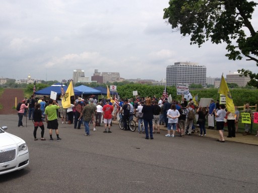 Second Amendment Rally at the Base of the Lower Trenton Bridge