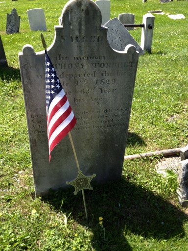 Grave Marker of Col. Anthony Torbert