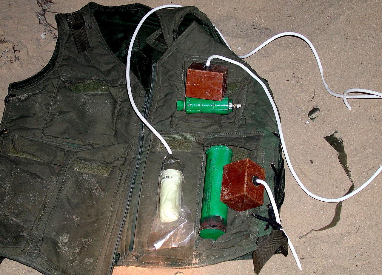 IDF Captured Suicide Vest